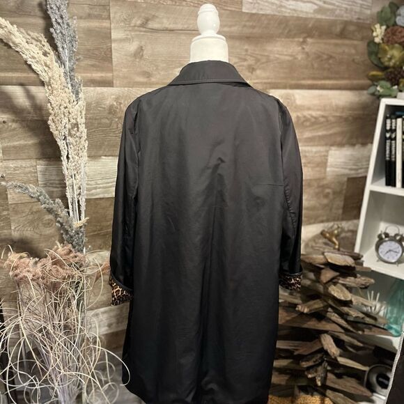 Ultex Design leopard lined 3/4 length raincoat - Picture 9 of 9